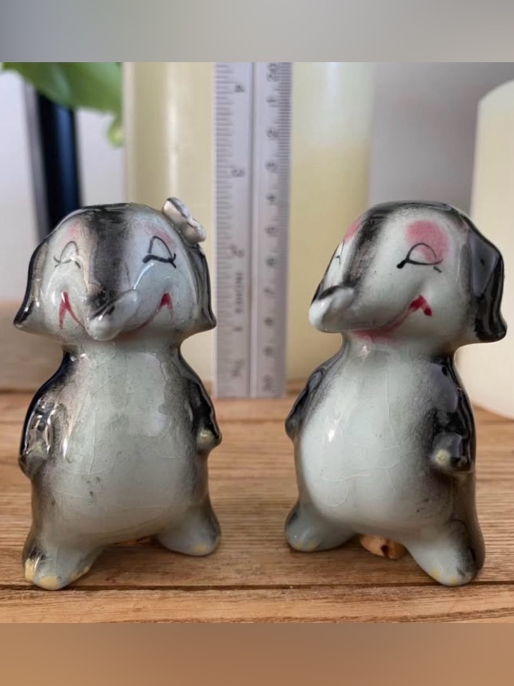 Vintage Anthropomorphic Elephant Salt & Pepper Shakers made in Japan